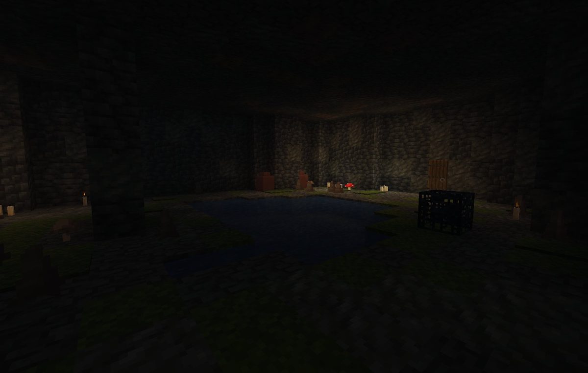 The same cavern as you will meet it. Bring a torch.